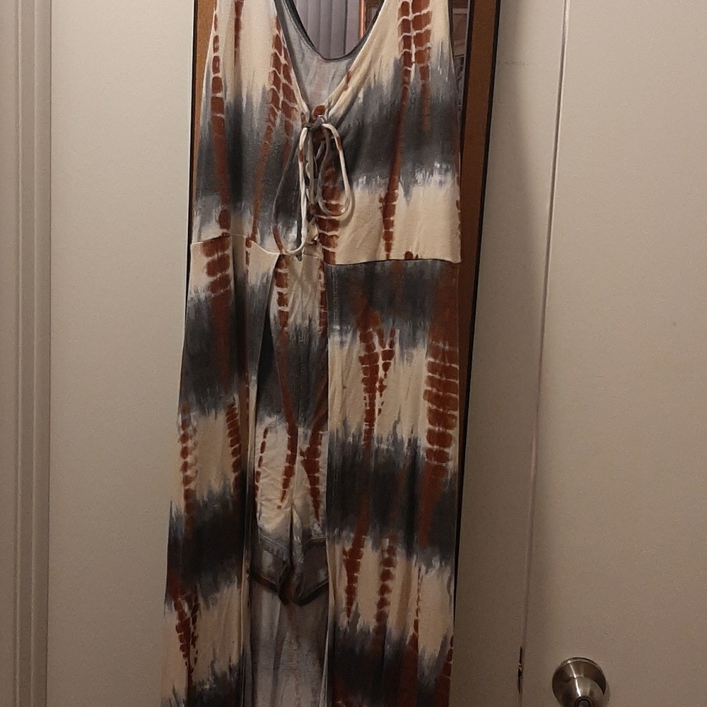 Shorts with Long dress- Jumpsuit/Romper attached t